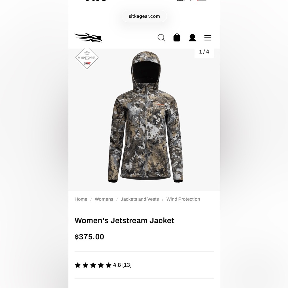 Camo Jacket with Hood goretex - Picture 3 of 3